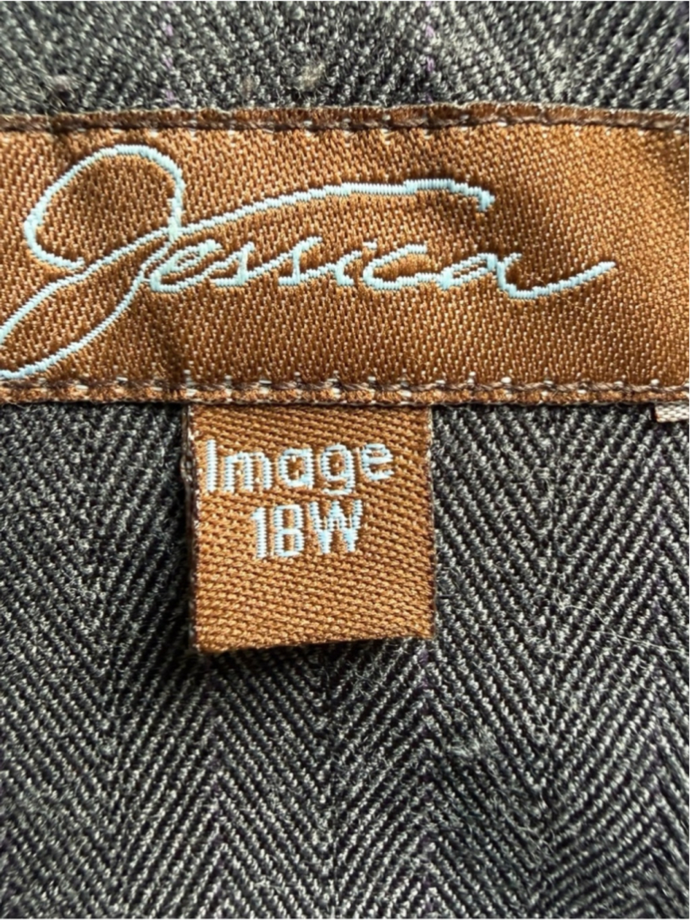 Jessica Charcoal Sleeveless Blazer Vest Size 18W Office Career Business Casual - Picture 4 of 12